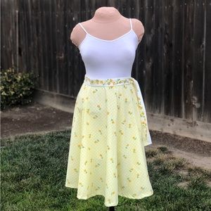 Handmade *by me* skirt with vintage fabric